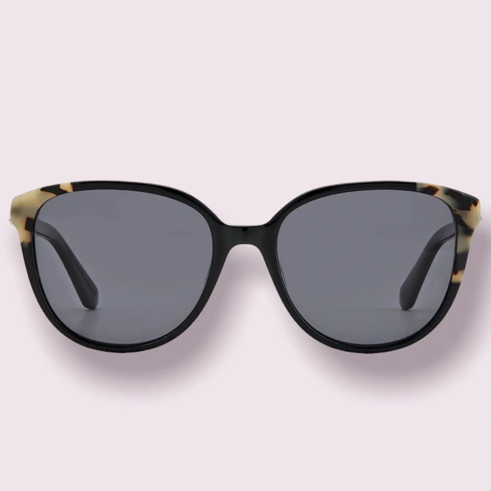 Kate Spade New York Vienne Polarized Round Acetate Hello Sunshine Sunglasses - Picture 1 of 11